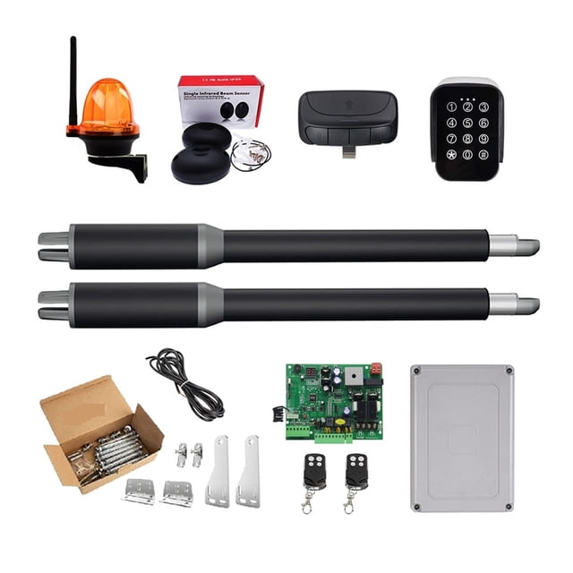 Door Opener Linear Actuator DC Worm ar Automatic Swing Door Opener Electric Tube, Light, Button, GSM Operator ,Long Lasting
