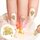 thumbnail image 4 of 100 piezas de adornos pequeños con forma de hoja para decoración de uñas, 4 of 5