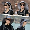 thumbnail image 5 of Sun Hat for Men Women with Neck Flap,UPF 50+ UV Protective Hiking Fishing Hats,Wide Brim Sun Hat for Women&Men, 5 of 6