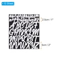thumbnail image 2 of Calcomanías de Letras de Vinilo, 10 Hojas de Calcomanías de Letras de Alfabeto en Mayúsculas Autoadhesivas de 1 Pulgada y 2 Pulgadas, Blancas, 2 of 6