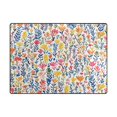 thumbnail image 5 of Yayeee Area Rugs for Living Room 5.2'x4' Non Slip Washable Bedroom Floor Carpet, Yellow Wildflower Pattern, 5 of 5