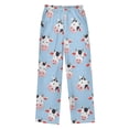 thumbnail image 2 of Cow Pattern Pajama Pants Soft Lightweight Lounge Pants Bottoms Sleep Pants Warm Comfy, 2 of 9