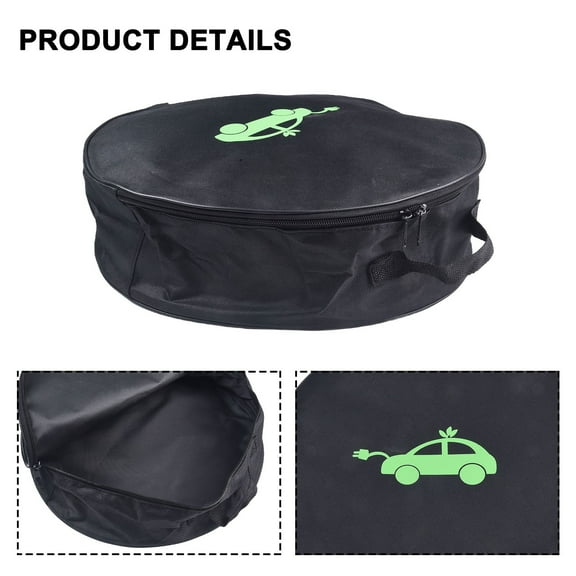 KDJ Car Charging Cable Storage Bag For Jumper Carry Bag For Electric Vehicle Charger