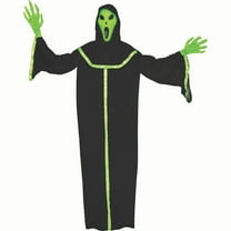 Fun World 72 inch Light-Up Alien Spawn Figure Halloween Decoration - Black