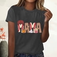 thumbnail image 2 of EQWLJWE Hauts d'Été pour Femmes Hauts pour Femmes en Liquidation Mode Femmes Été Ample Imprimé Col Rond T-Shirt Manches Courtes Blouse Décontractée, 2 of 4