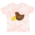 thumbnail image 3 of Inktastic Hen and Chick Farm Animals Boys or Girls Toddler T-Shirt, 3 of 5