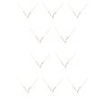 thumbnail image 3 of Sonducket Ins Twelve Zodiac Sign Amistad Collar Rhinestone Joyería Cadena Colgante Type5 NO5, 3 of 6