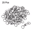 thumbnail image 3 of Unique Bargains 72LBS Roulement à Billes en Acier Inoxydable Pivotant pour Pêche en Eau Salée et Douce, Argent 25 Pack, 3 of 4