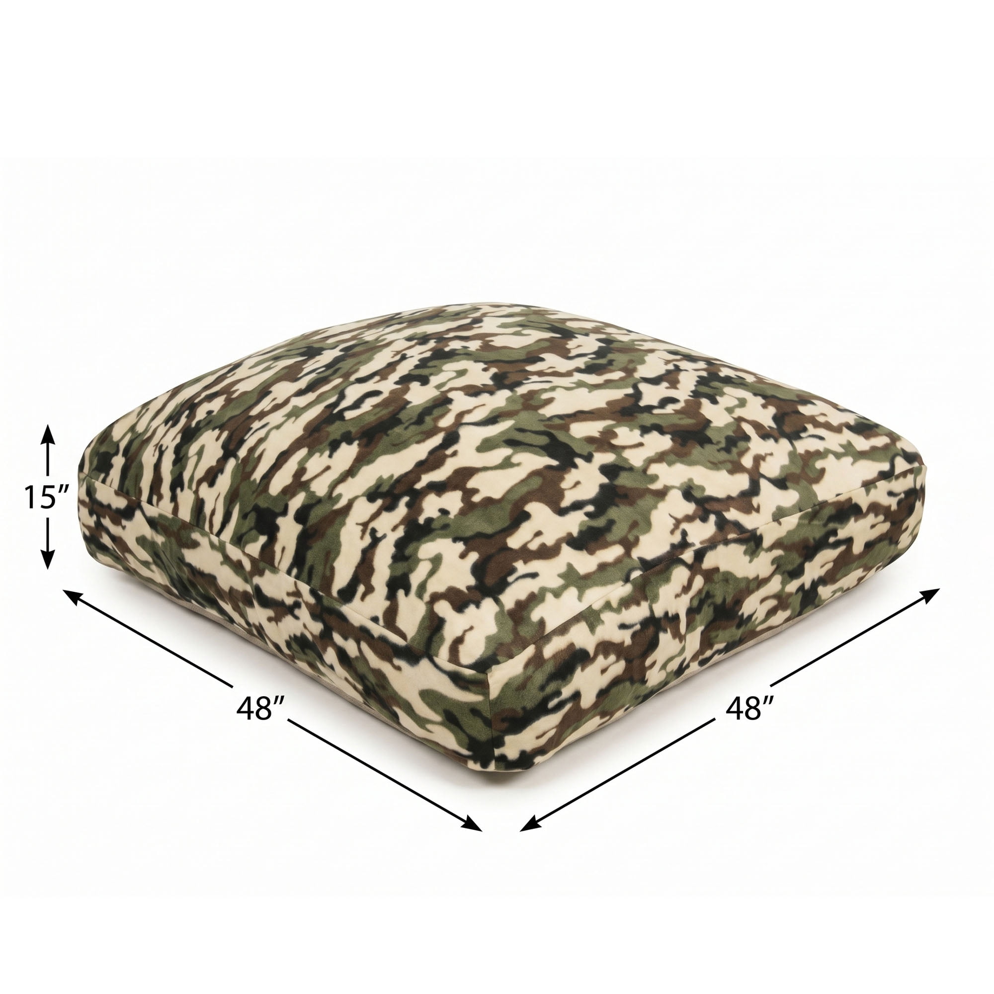 Sensory Crash Pad for Kids & Adults,Soft Landing Crash Mat with Foam Blocks,Removable and Washable Cover,Non-Slip Bottom for Jumping, Relaxing & Play,48" x 48"