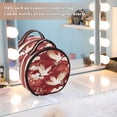 thumbnail image 7 of BZSMCE Makeup Bag Large Travel Cosmetic Bag with Adjustable Dividers Fashion Crane Dance Printed, 7 of 7