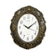 thumbnail image 1 of Reloj de pared dorado silencioso con números arábigos, decoración bohemia, para pared o oficina. Oro negro, 1 of 9