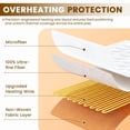 thumbnail image 3 of Vccoem Queen Heated Mattress Pad, Electric Mattress Pad with 9 Heat Settings & 4 Auto Off Timers, Fast Heating, Machine Washable, Gray, 3 of 12