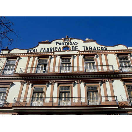 Real Fabrica De Tabacos Partagas, Cuba's Best Cigar Factory, Havana, Cuba Print Wall Art By R H (Best Cuban Cigar Brands)