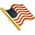 thumbnail image 2 of PinMart American Veteran Lapel Pin-Proud Patriotic USA Flag Enamel Pin, 2 of 6