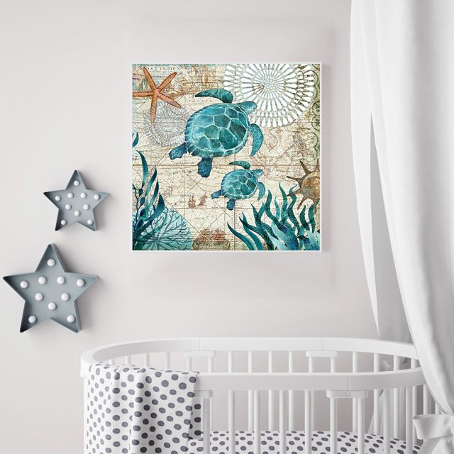 Cuadros Decorativos 5D diamante pintura tortuga completo redondo diamante mosaico hogar Ndcxsfigh Nuevos Originales