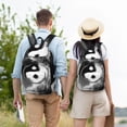 thumbnail image 4 of Rocae Yin And Yang for Canvas College Laptop Backpack for Men Women -Small, 4 of 5