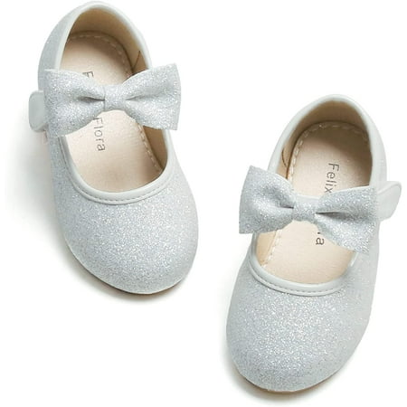 

Toddler Little Girl Dress Shoes - Girl Mary Jane Flats Party School Wedding
