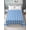 Blue, variant on Twin Flat Sheet Only Light Blue Gingham Check Soft Microfiber Cooling Bedding Sheets Country Classic Plaid Flat Bed Sheet
