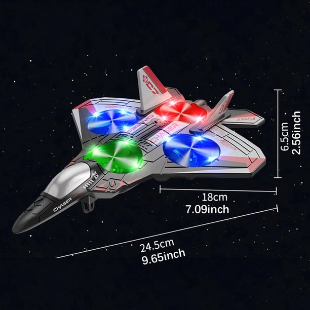 Avión Teledirigido Con Control Por Gestos Y Luces LED – Helicóptero Resistente A Caídas, Batería Recargable, Para Interior Y Exterior