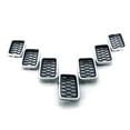 thumbnail image 4 of Inserto de Rejilla delantera Zulema 68317863AA apto para Grand Cherokee Duradero Plata, 4 of 8