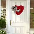thumbnail image 4 of Needhep Valentines Day Decor Wreaths for Front Door Outside, Valentine Decorations for The Home Heart Shaped Wreath for Outdoor Valentine's Day Wreath San Valentin Decoration, 4 of 4