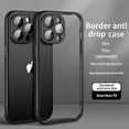 Compatible with iPhone 13 Pro Bumper Case with Camera Lens Protector