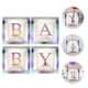 thumbnail image 4 of KAKOWELY 1 juego de cajas para baby shower, decoraciones para fiestas, globos transparentes, decoración de cajas para bebés, 4 of 5