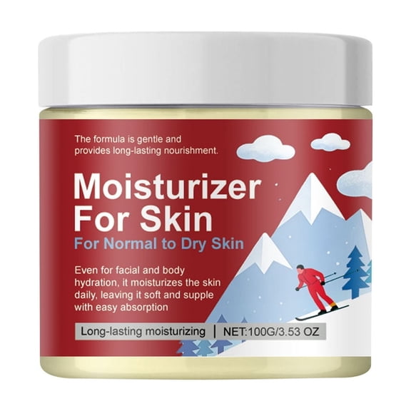 Kokovifyves Deep Hydrating Face Moisturizer Cream Long-Lasting Hydration Non-Greasy Softening for All Types Daily 100g