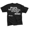thumbnail image 1 of Rothco Marines ''Pain Is Weakness'' T-Shirt - Black, 2X-Large, 1 of 7
