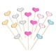 thumbnail image 1 of Uxcell Toppers de Cupcake en Forma de Corazón, Palitos de Cupcake en Forma de Corazón, Adecuados para Decoraciones de Pasteles de Cumpleaños Multicolor, 1 of 7