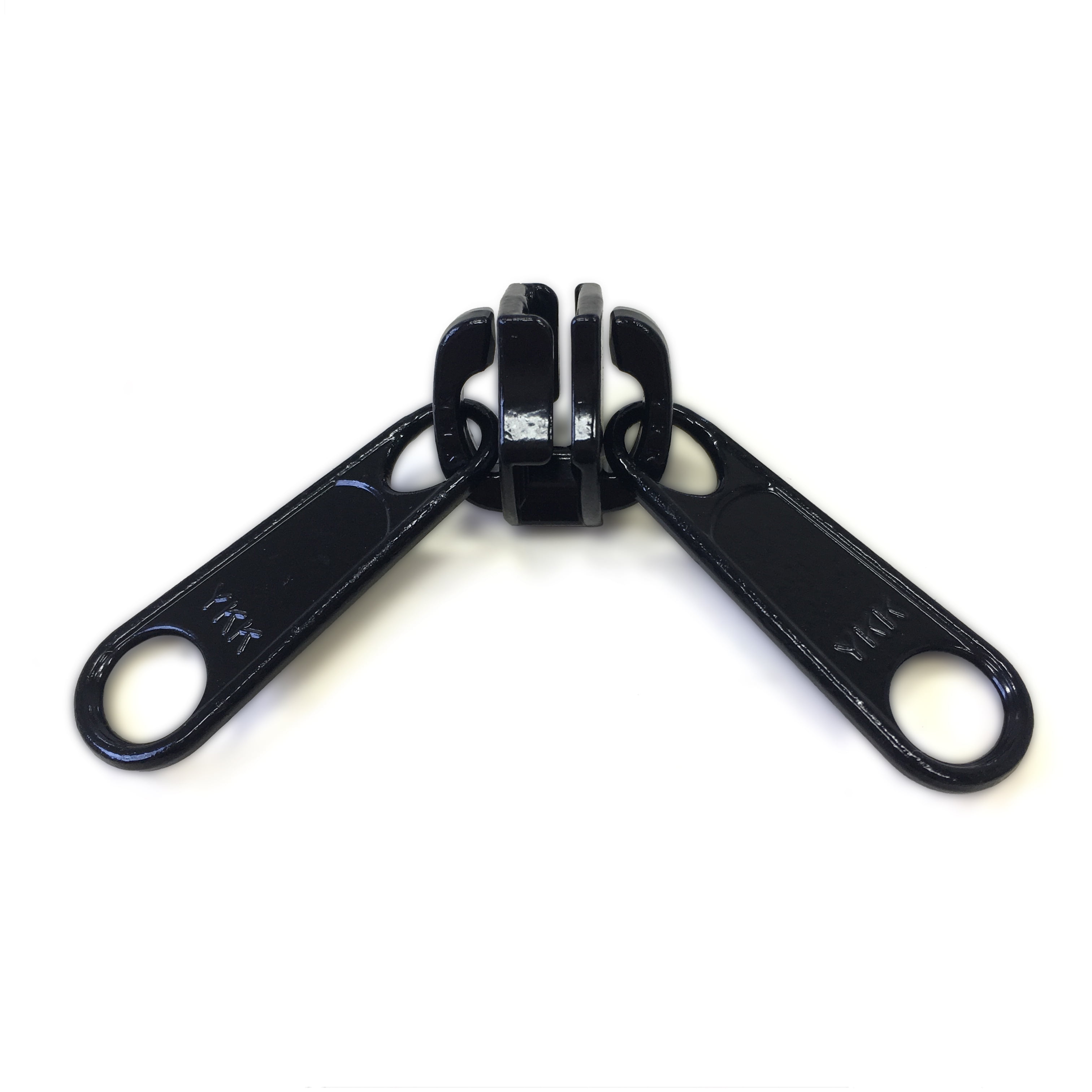 Zipper Sliders YKK or LENZIP #10 Metal Ziplon COIL Non-Locking Double Pull