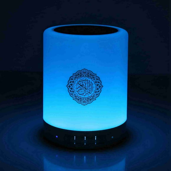 8GB Touch LED Lamp Wireless Remote Quran Speaker with 16 Languages for Yoga Music Players Friends Gathering and Camping