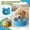 Blue, variant on Pupa Paws Lick Roll Bowl, Slow Feeder Dog Bowls, Interactive Dog Lick Bowl with Rolling Ball for Wet Food & Treats, Anti Gulping Non Slip Dog Feeding Bowl, Dog Enrichment Lick Mat for Anxiety Relief