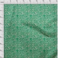 thumbnail image 4 of oneOone Cotton Cambric Green Fabric Asian Block Sewing Fabric By The Yard Printed Diy Clothing Sewing Supplies 42 Inch Wide, 4 of 4