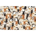 thumbnail image 1 of Cat Lovers Minky Throw Blanket, Adult Minky Throw, Cat Blanket, Animal Blanket,, 1 of 4