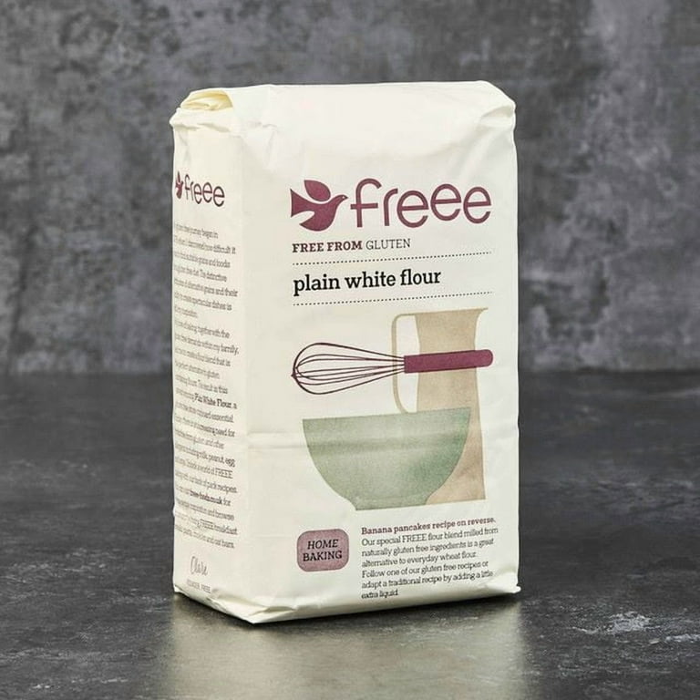 Doves Farm Freee 1Kg Gluten Free Plain White Flour Natural