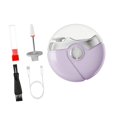 thumbnail image 1 of Cortauñas eléctrico multifunción con pulidor, recortador automático uñas los pies y las manos, herramienta para uñas para niños, adultos Violeta, 1 of 8