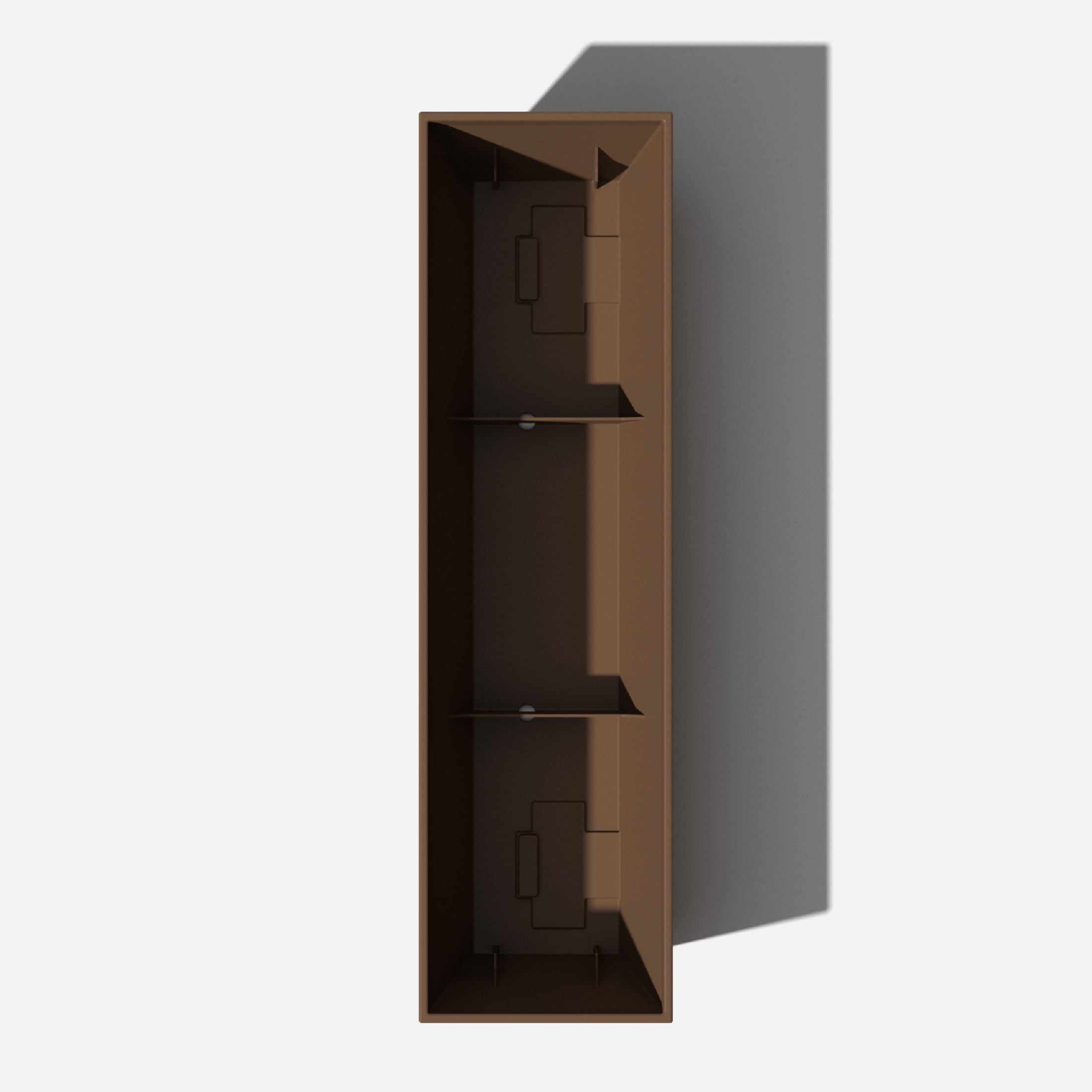 Veradek Pure Series Window Box 36" Plastic Planter - Espresso