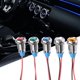 thumbnail image 5 of Luz indicadora de metal LED de 5 piezas, con accesorios de alambre para automóviles a prueba de agua 3-220V 10 mm kusrkot Luz indicadora, 5 of 8