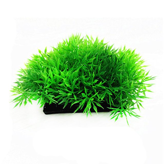 Billuyoard 1 unidad de planta de agua de plástico de hierba Artificial, ornamento de tanque de peces submarino, decoración de planta de simulación decoración del acuario verde Billuyoard JJ2325-02