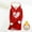 02 Red, variant on YueHuiYing Fashion Women's Winter Printed Large Loose Hoodie Top Thickened Warm Close Fitting Shirt Long Sleeve Hoodie