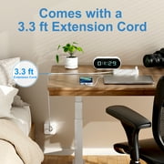 European Travel Plug Adapter – Unidapt International Power Strip with 3 USB Ports & 3 AC Outlets, 3.3ft Extension Cable, US to EU Adapter, Study Abroad & Travel Essential