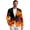 Flame Print, variant on HELLHERO Teal Leopard Print Men's Suit Jacket, Single Button Mens Blazer Suit Jacket One Button Polyester Suit Jackets for Men for Summer