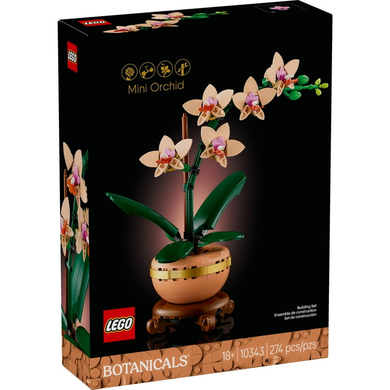 LEGO Botanicals Mini Orchid Building Set, 10343, 274 Pieces