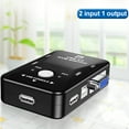 thumbnail image 5 of Manual VGA Switcher 2 Port VGA Video Switch Box USB Switch Box Durable Converter With Keyboard Mouse for KVM LCD PC Video Computer, 5 of 5
