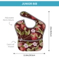 thumbnail image 4 of Kdxio Leaf And Fruit Bibs For Babies, Baby Bibs for Eating, Toddler Bibs, Waterproof Bibs, Feeding Bibs, for Toddlers, Boys, Girls, 4 of 8