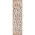 thumbnail image 5 of Alora Decor Euphoria 2'6" x 8' Medallion Distress Beige/Brown/Rust Hybrid Rug, 5 of 9