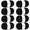 Black, variant on Yarniss Chenille Yarn Jumbo Yarn for Knitting & Crocheting, #10 Soft Fluffy Yarn for Blankets & DIY Gifts, 8 Rolls of 27.34 Yds / 8.71 oz, Green