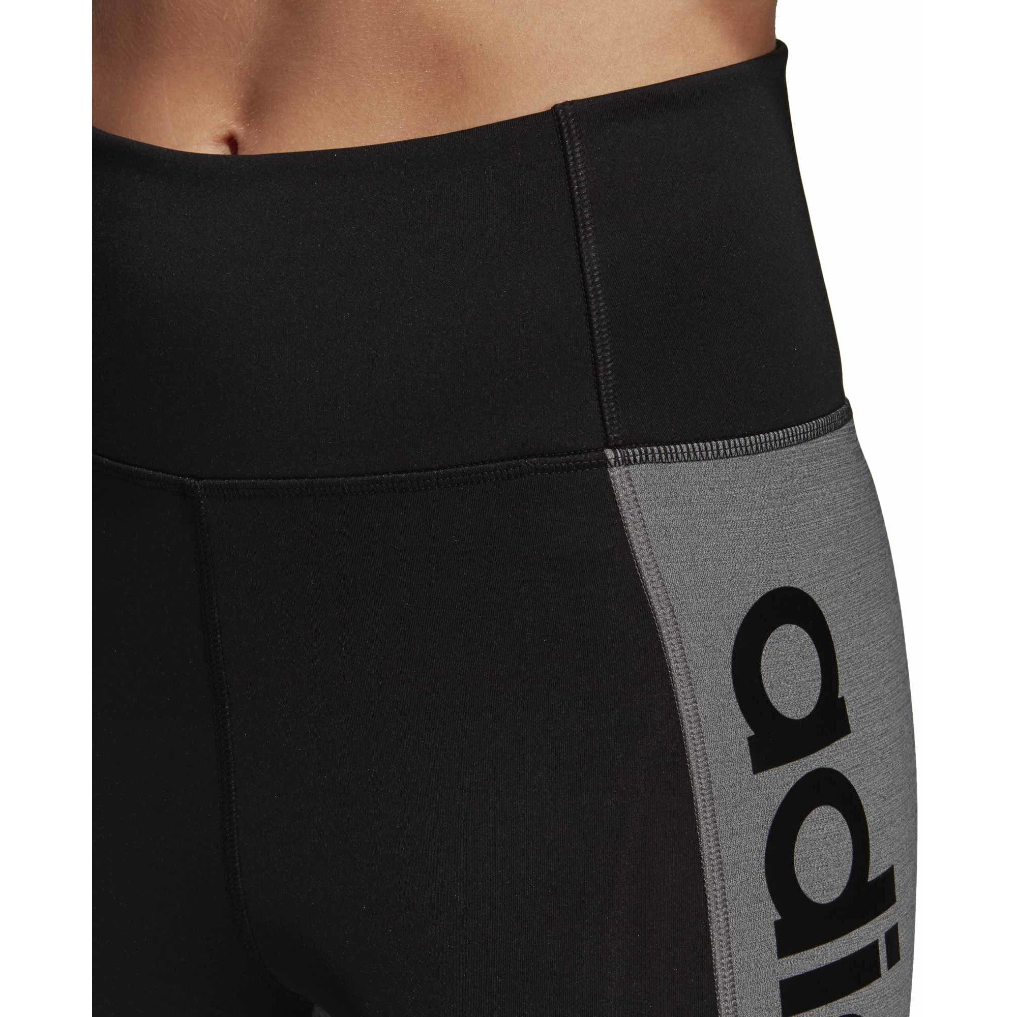 DS8712] Womens Adidas Design Move Colorblock High-Rise 7/8