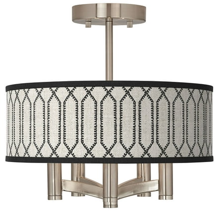 

Giclee Glow Rustic Chic Ava 5-Light Nickel Ceiling Light